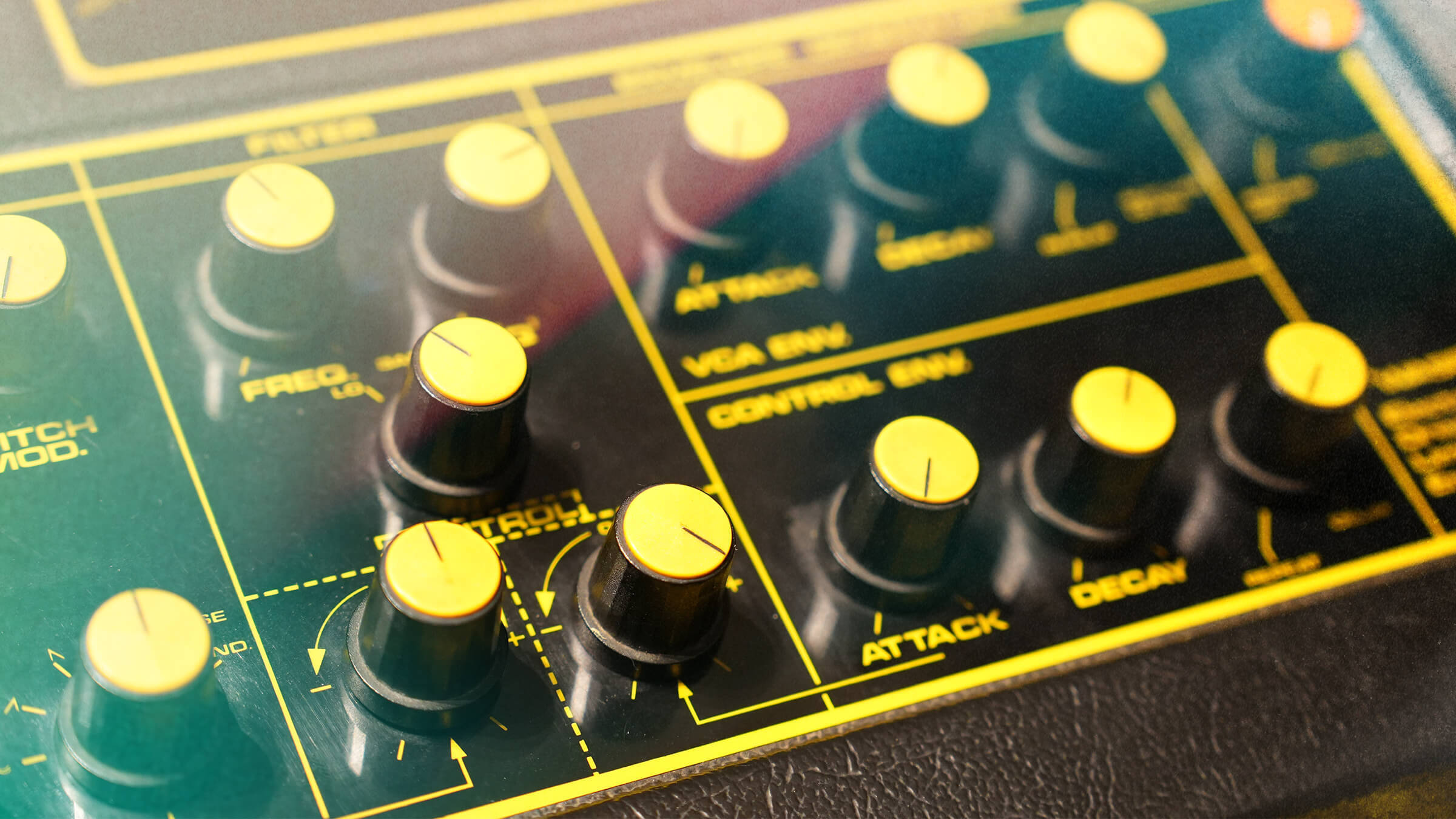 Closeup of EDP Wasp Synthesiser