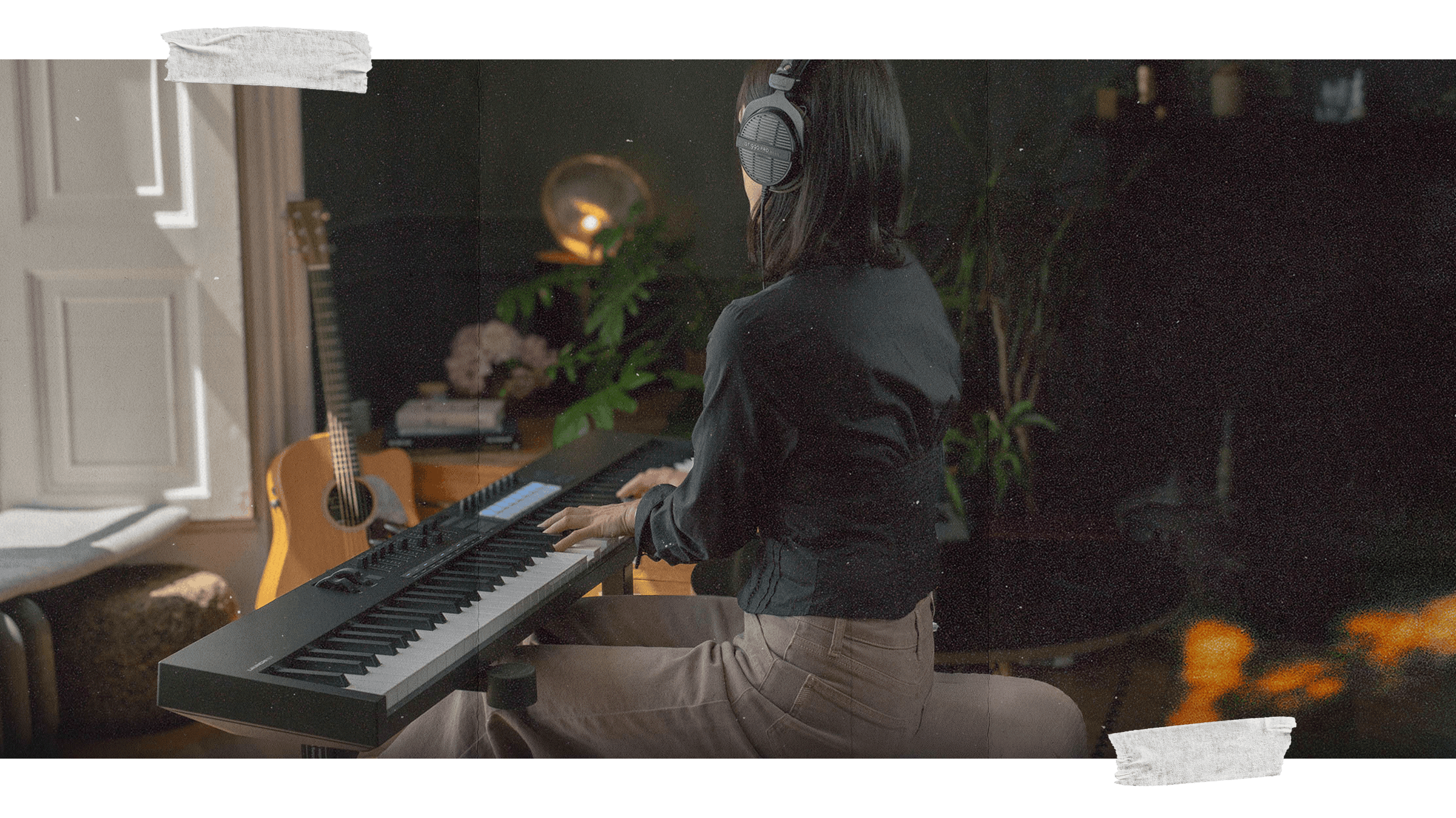 Launchkey 88 being played Launchkey 88 being played